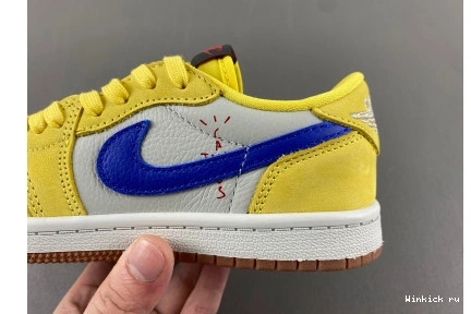 Scott x Jordan 1 x Air OG (KIDS)Travis Fragment Low 0727
